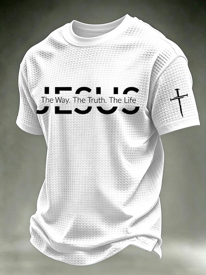 Men's  “Faith” waffle knit T-shirts