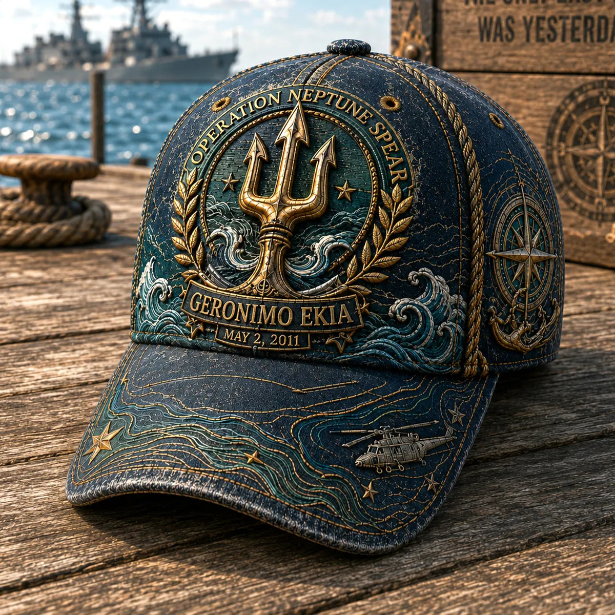 Military Heritage  Veteran Tribute Cap Premium Tactical Baseball Hat