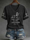 Women's The Lord Is My Shepherd Short-sleeved T-shirt