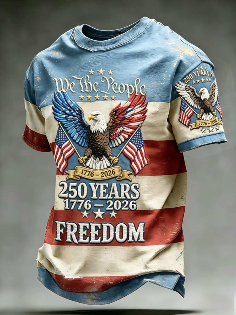 Men's 250th Anniversary Celebration Printed T-shirt