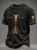 Men'S Faith Overcoming Fear Print T-Shirt