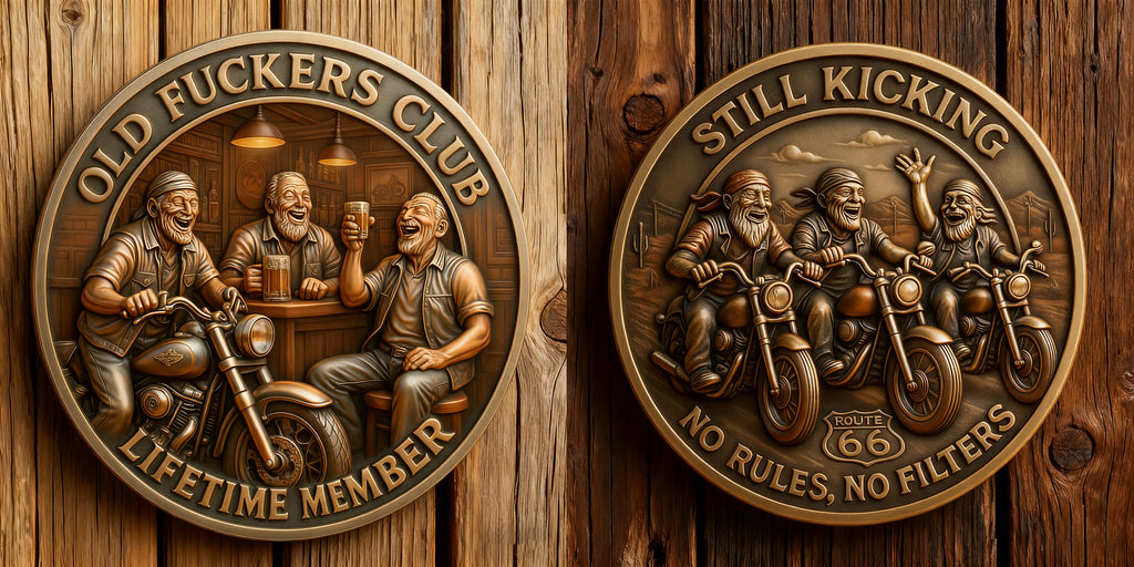 🔥Last Sale 49% OFF -Old F*ckers Club – Lifetime Member Medal