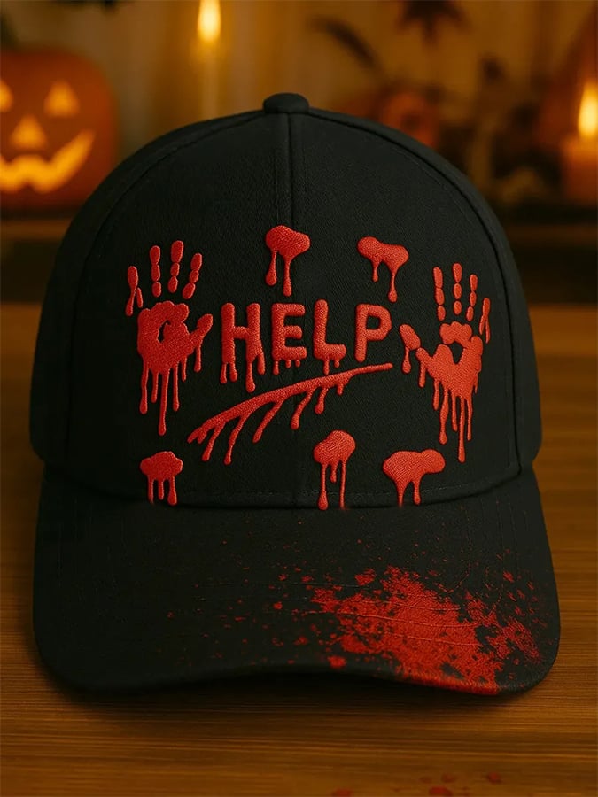 Halloween Print Baseball Cap
