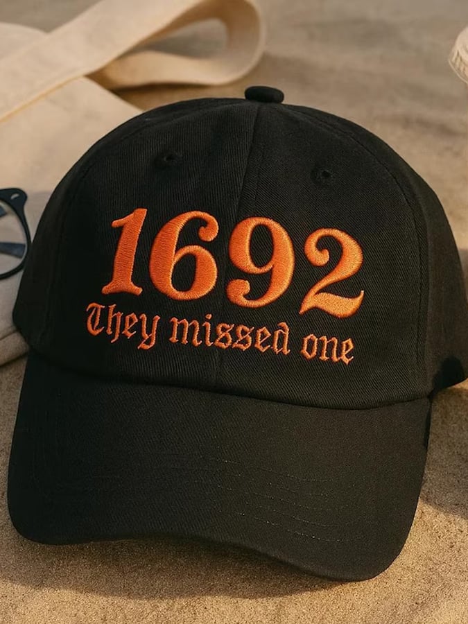 Unisex 1692 They Missed One Print Baseball Cap