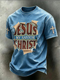 Women's Fall Casual Faith Graphic Print T-Shirt
