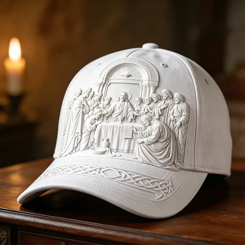 Religious Faith "The Last Supper" Art Print Casual Cap