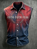 Men's "Faith" Print Tank Top