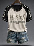 Women's Print Round Neck T-shirt