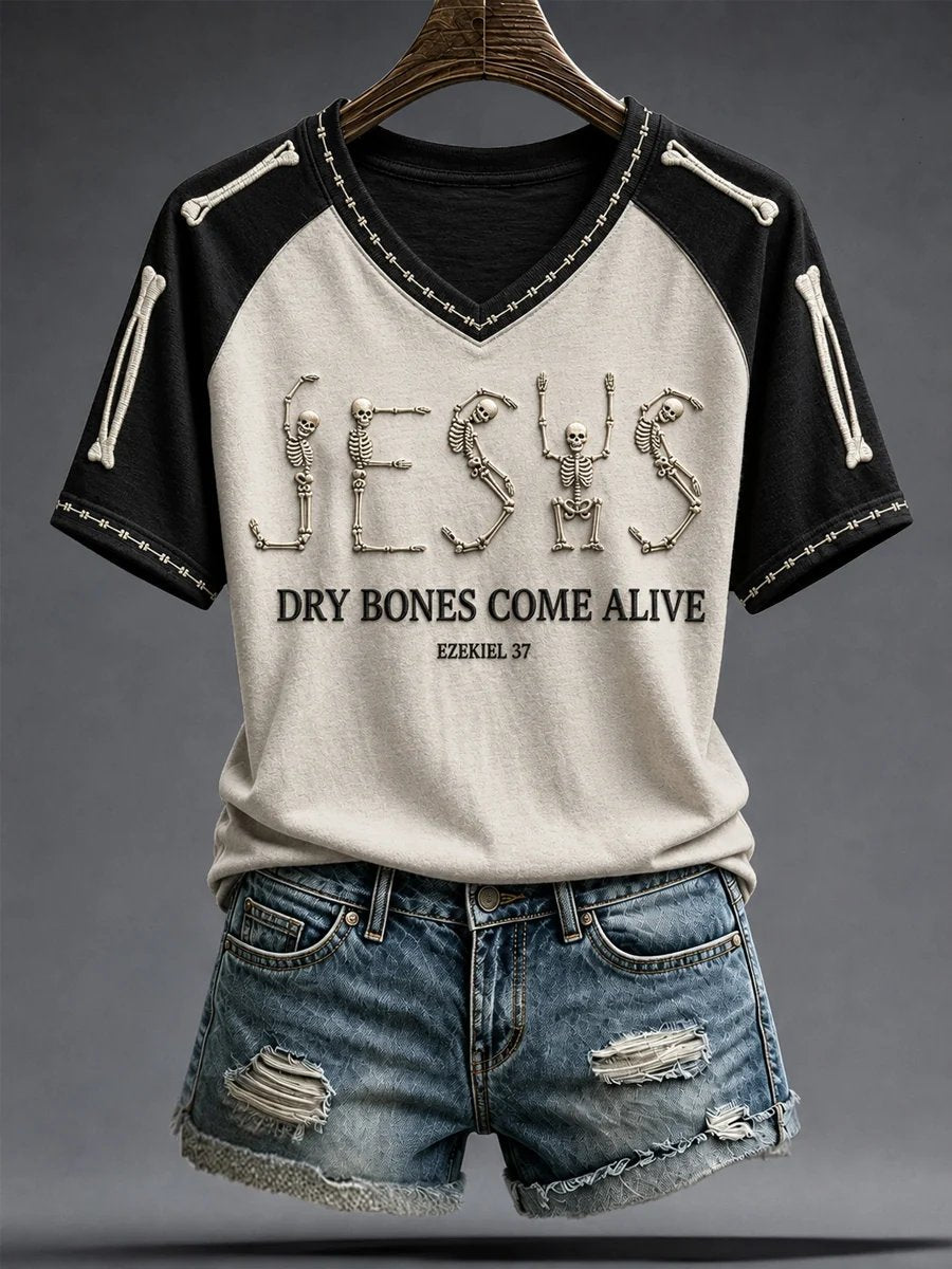Women's Print Round Neck T-shirt