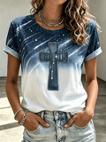 Women's Faith Cross Print T-shirt