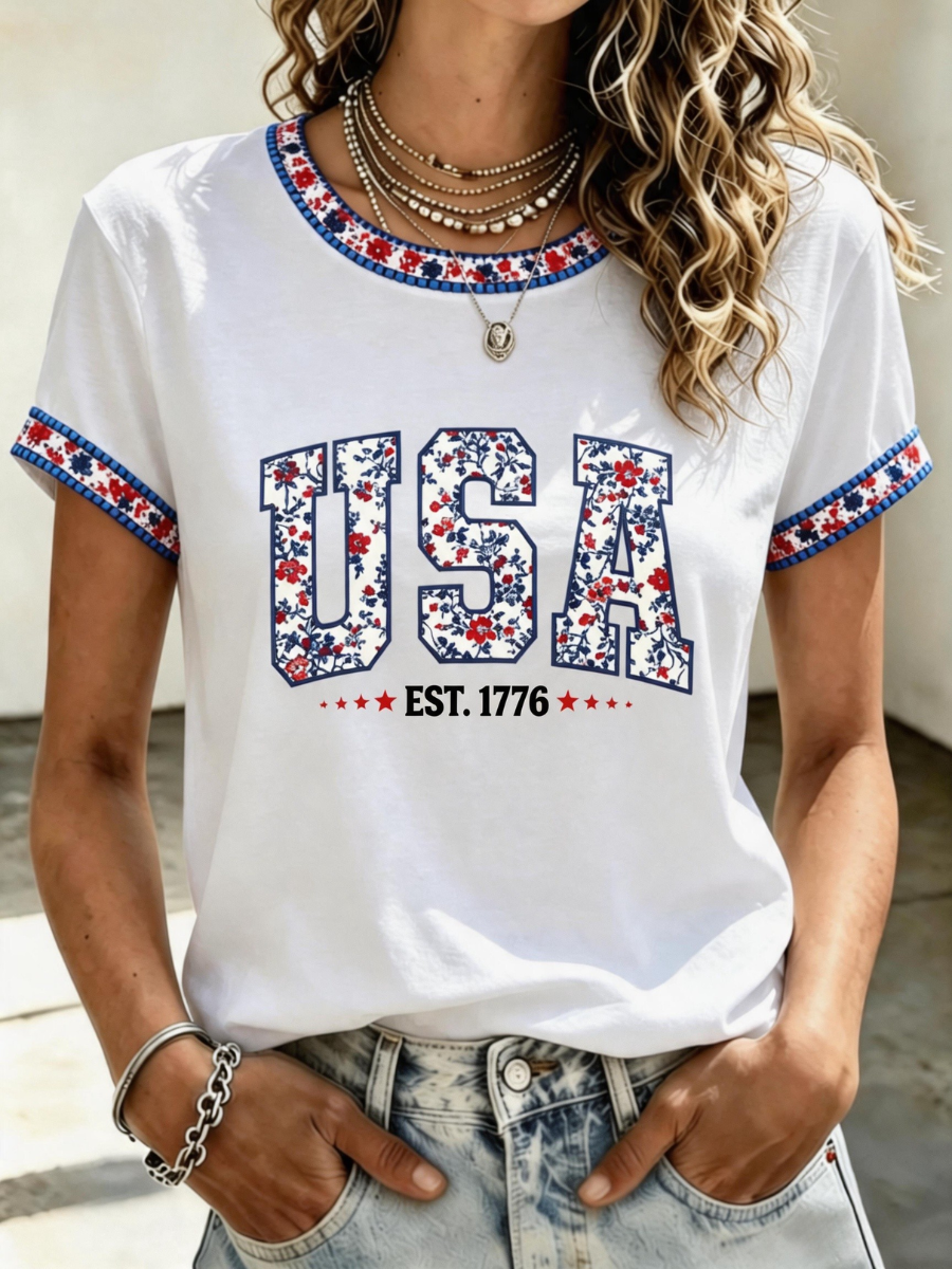 Women's 250th Anniversary Printed T-shirt