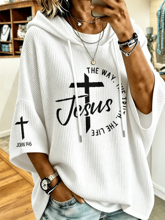 Women's Casual Printed Loose Sweatshirt