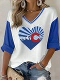 Women'S Casual Colorado Waffle T-Shirt