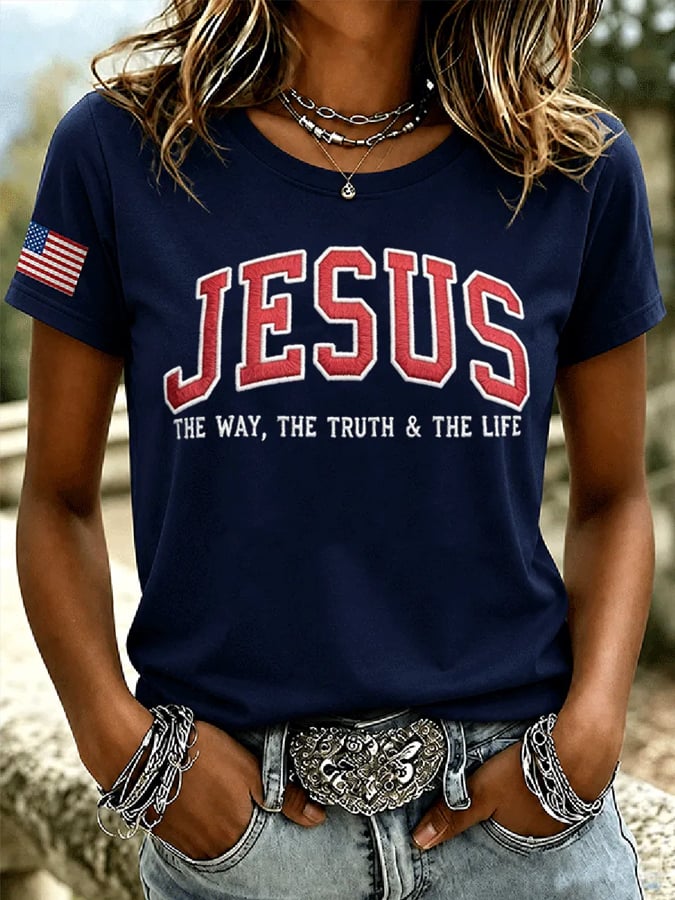 Women's Casual Print Short-Sleeve T-Shirt