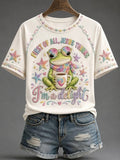 Women's 'Jesus Thinks I'm A Delight' Printed Casual T-Shirt