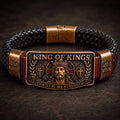 🔥LAST DAY 50% OFF -- ✝️CHRIST IS MY STRENGTH: The Daily Reminder Bracelet for Men of Faith