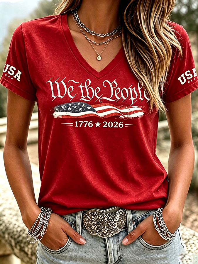 Women'S  Printed Casual T-Shirt