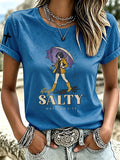 Women's Casual Print Short-Sleeve T-Shirt