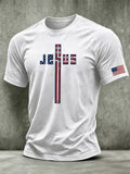 Men's 'Jesus Saves USA' T-shirts