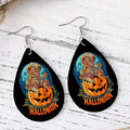 Halloween Gothic Ghost Pumpkin Earrings