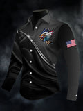 Men's 250th Anniversary Print Long-Sleeve Shirt