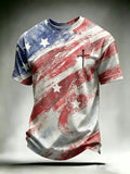 Men's Casual Faith Printed T-Shirt