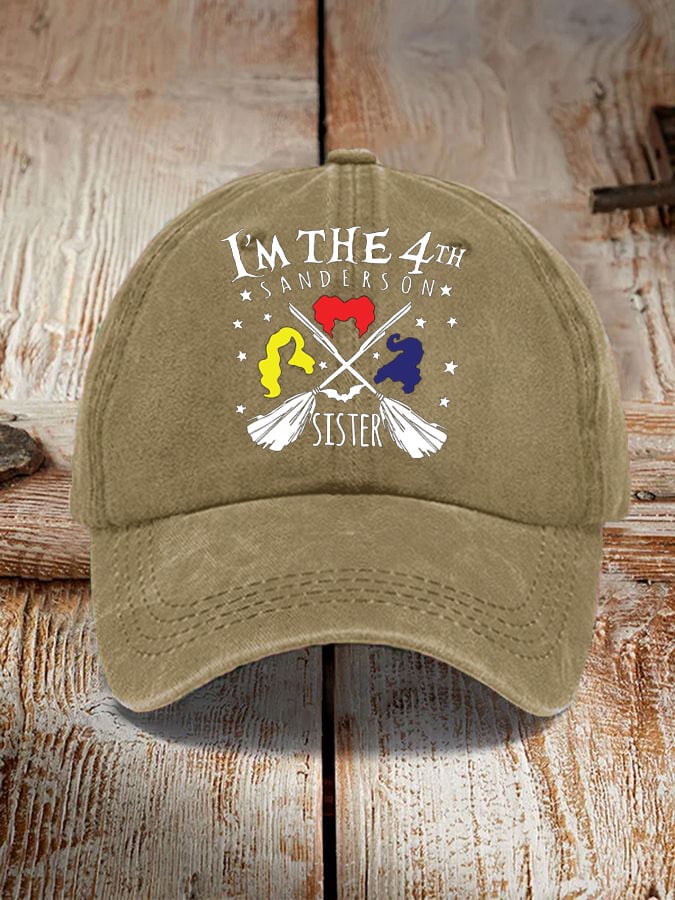 I'm The 4th Sanderson Sister Print Sun Hat