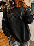 Women's Casual Faith Print Sweatshirt