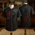 "Red Friday" Art Print Baseball Shirt
