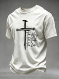 Men's Faith Cross-Print Short-Sleeve T-Shirt