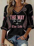 Women's Faith Print Shirt