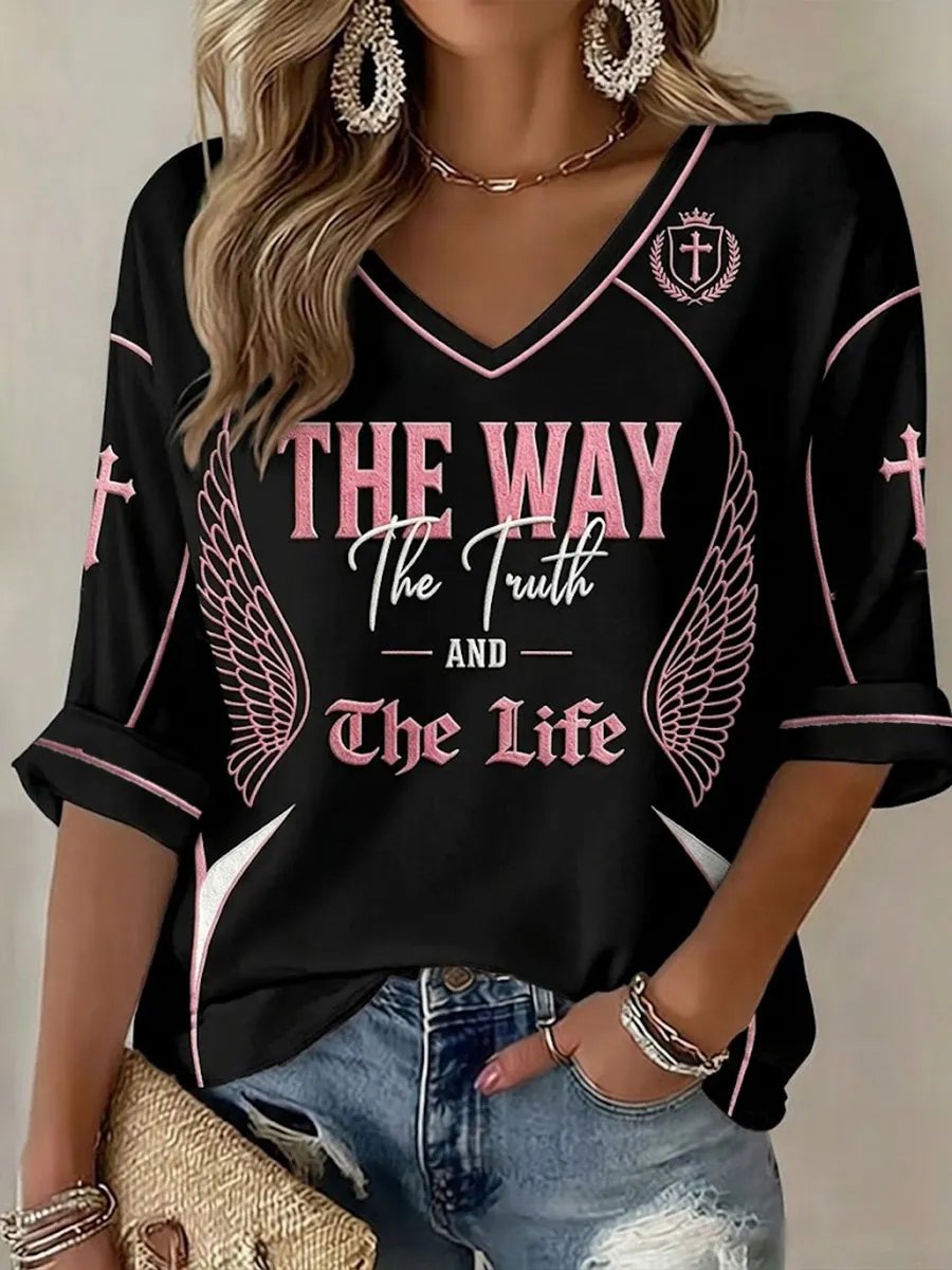 Women's Faith Print Shirt