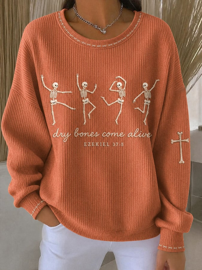 Women's Halloween Print Top