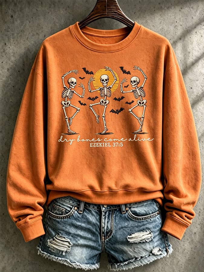Women's Halloween Print Top