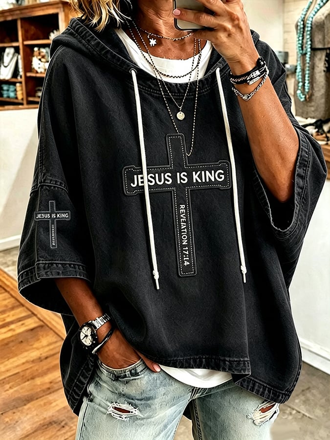 Women's Faith Print Hoodie