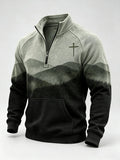 Men's Forest & Mountain Faith Zip-Up Hoodie