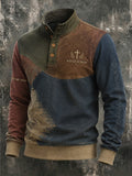 Men's Vintage-Style "Faith" Print Top