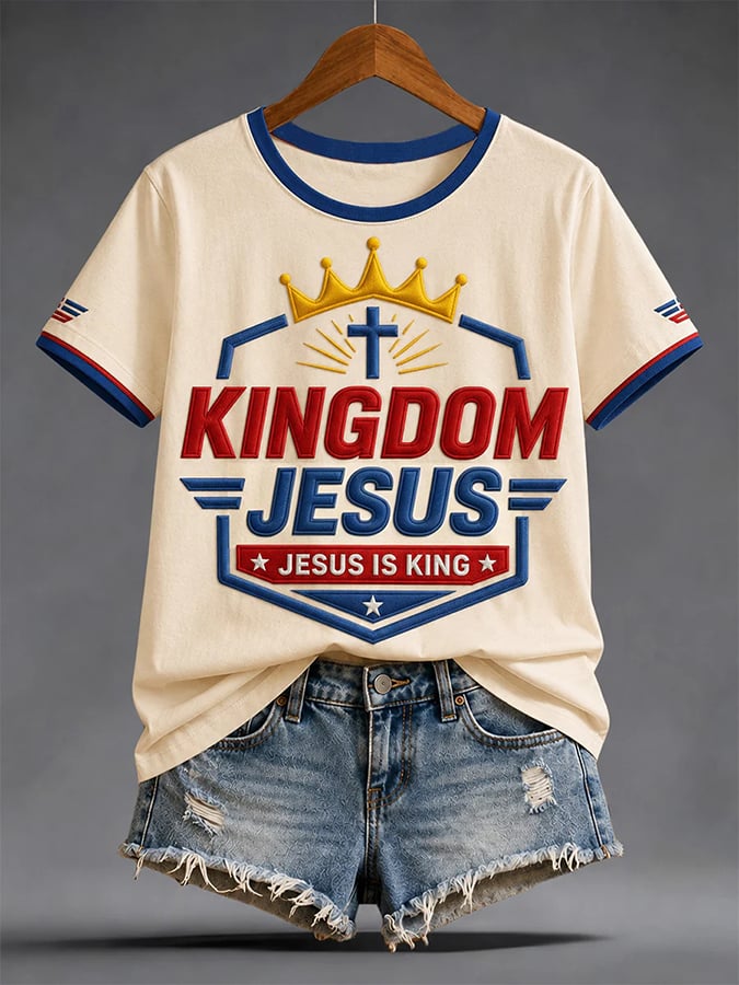 Women'S Fun Faith-Print T-Shirt