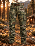 Men's Jungle Camouflage Cargo Pants (Belt not included)