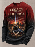 Men's 9/11 Commemorative Print Sweatshirt
