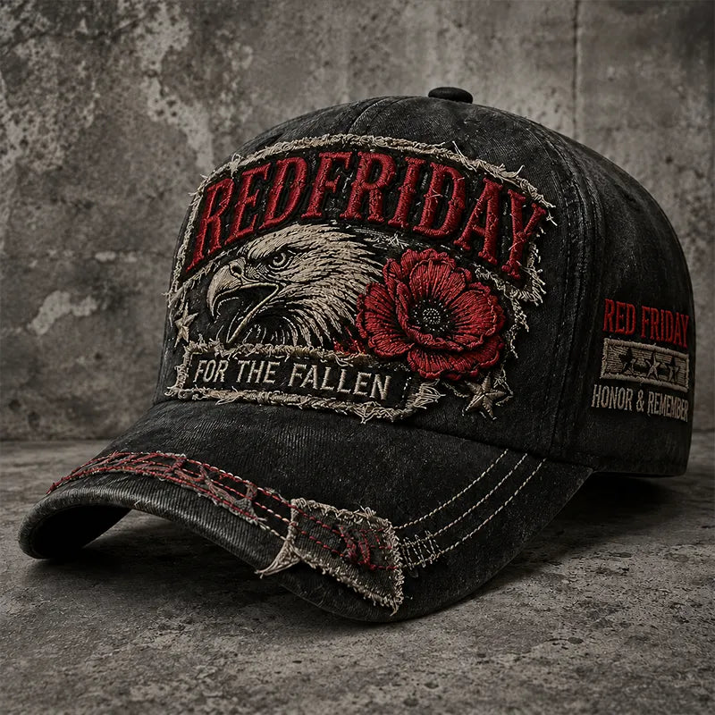 "Red Friday" Veteran Commemorative Casual Baseball Cap