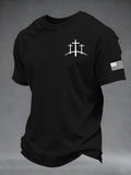 Men's Retro Print Short-Sleeve T-Shirt