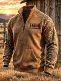 Men's Western Faith Camo Zip-Up Hoodie