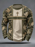 Men's Outdoor Faith-Themed Graphic Top