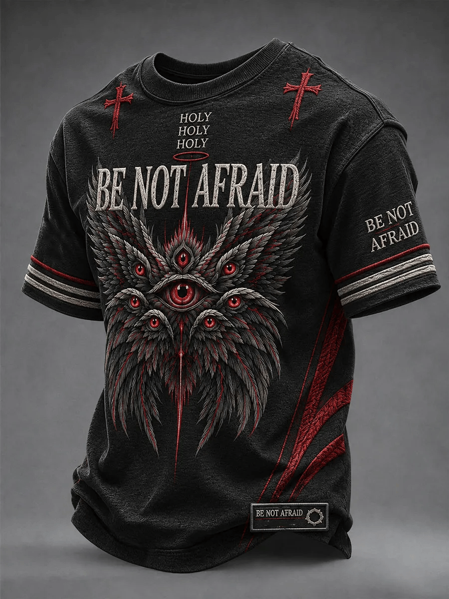 Men's Be Not Afraid Seraphim Short Sleeves T-shirt