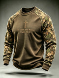 Men's Walk By Faith Printed Waffle-Knit Top