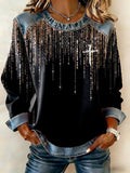 Women's Casual Retro Faith Sports Shirt