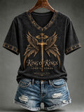 Women's King Of Kings Lord Of Lords Print T-shirt
