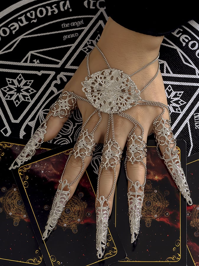 Halloween Gothic Dark Tapered Tassel Bracelet