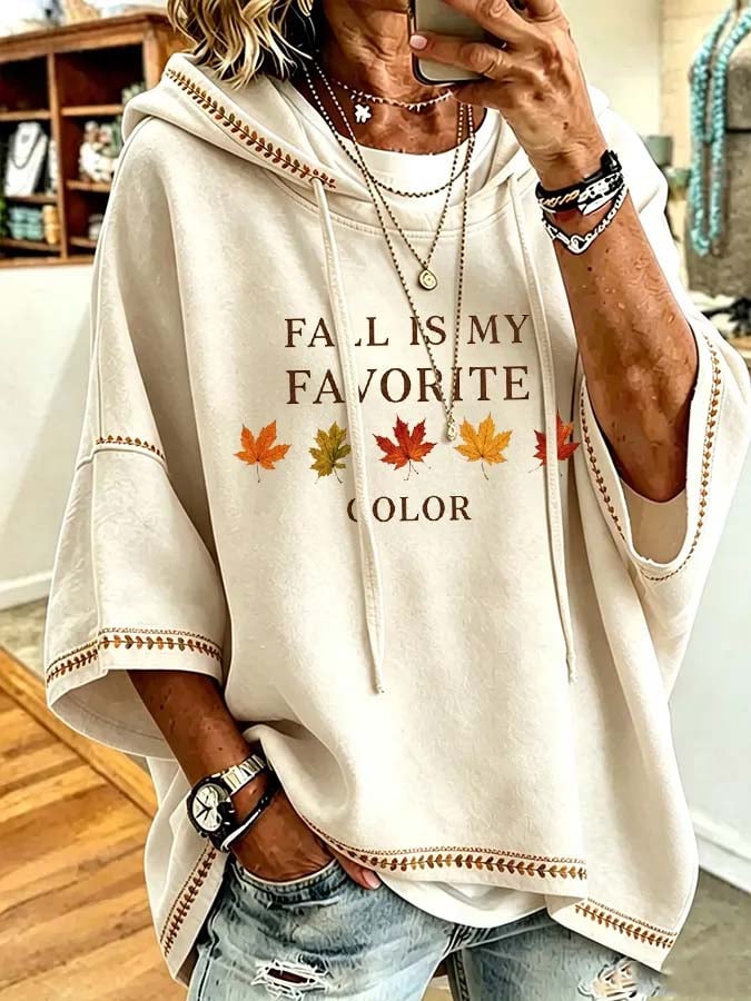 Women'S Casual Printed Hoodie